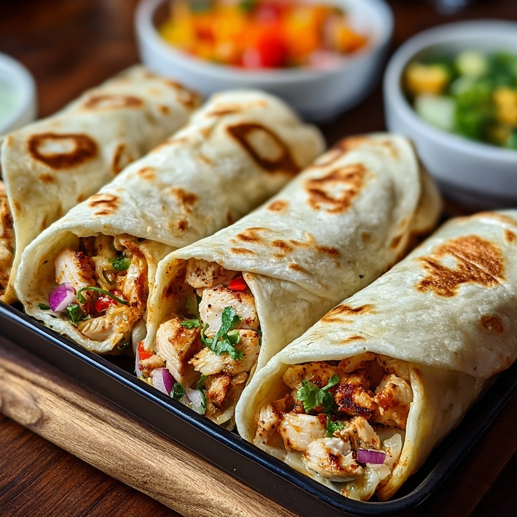 Firecracker Chicken Wraps Recipe - Recipe Image