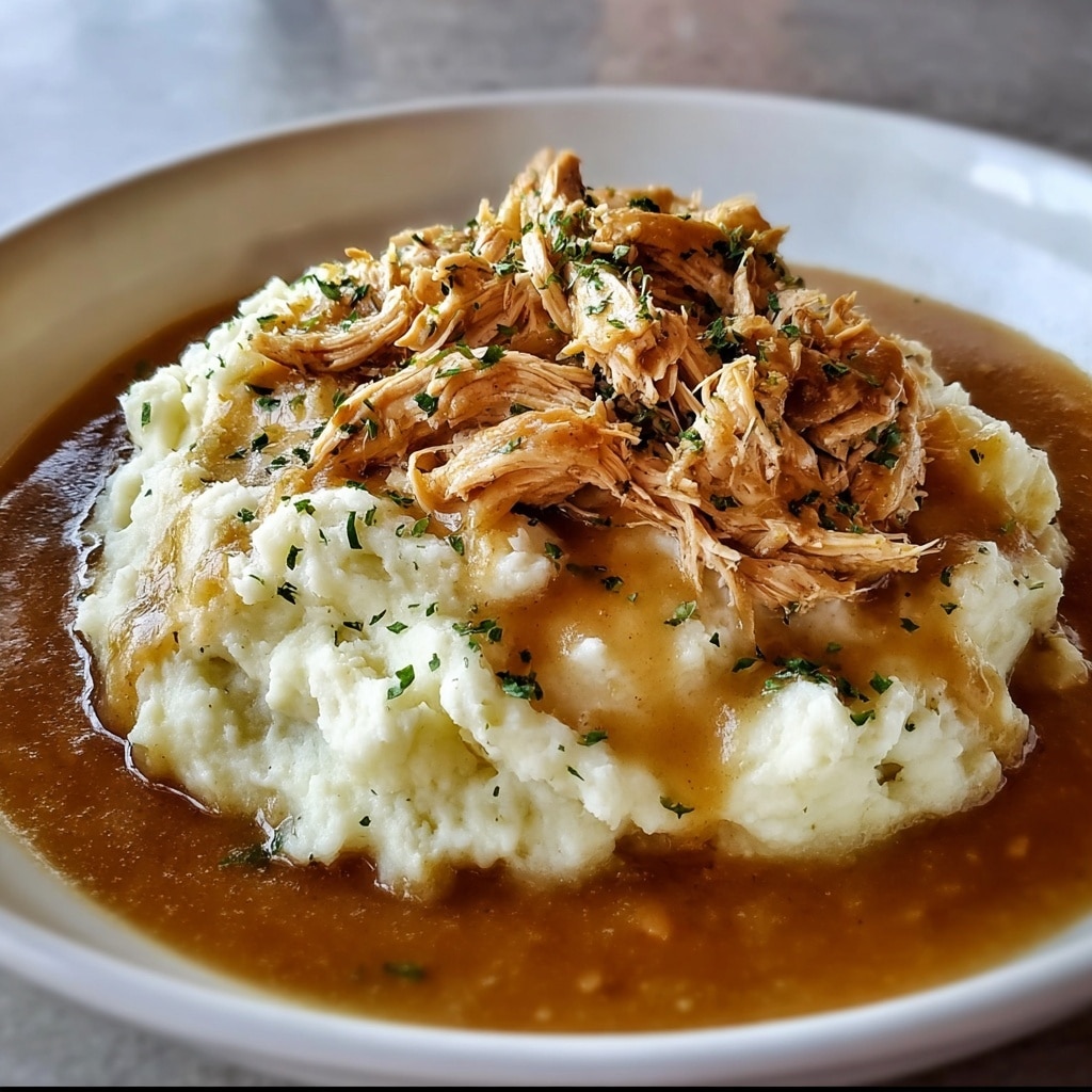 Slow Cooker Chicken and Gravy Recipe - Recipe Image