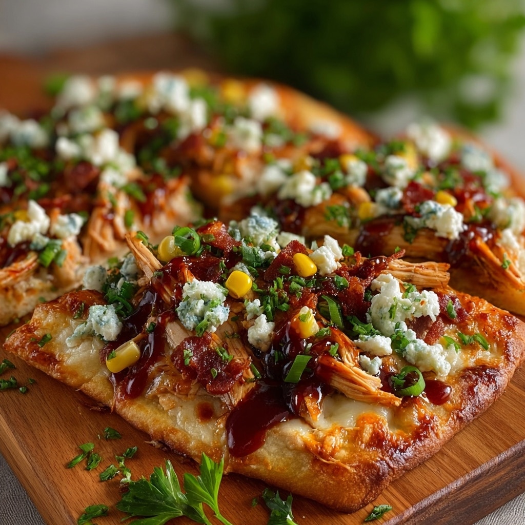 Chicken Caesar Flatbread: A Delicious & Easy Recipe - Recipe Image