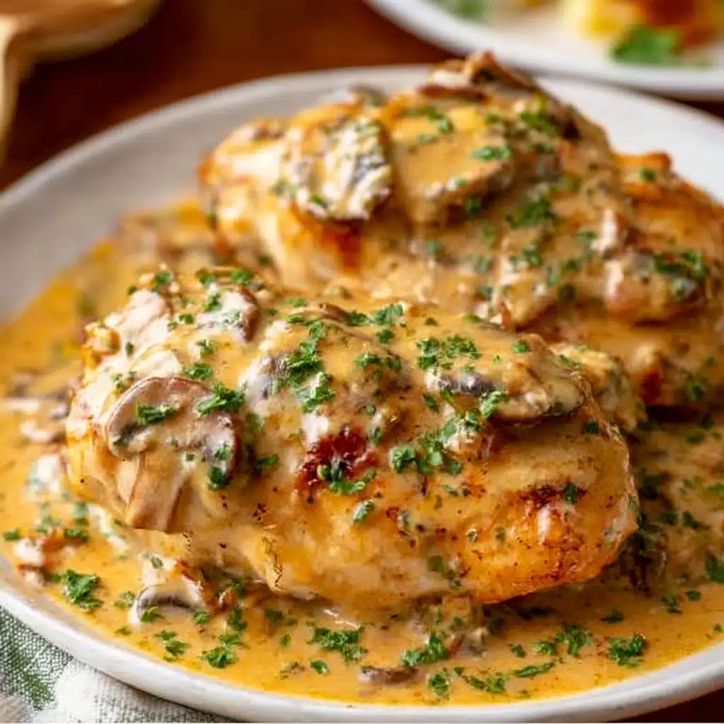 Smothered Chicken with Jack Cheese Recipe - Recipe Image