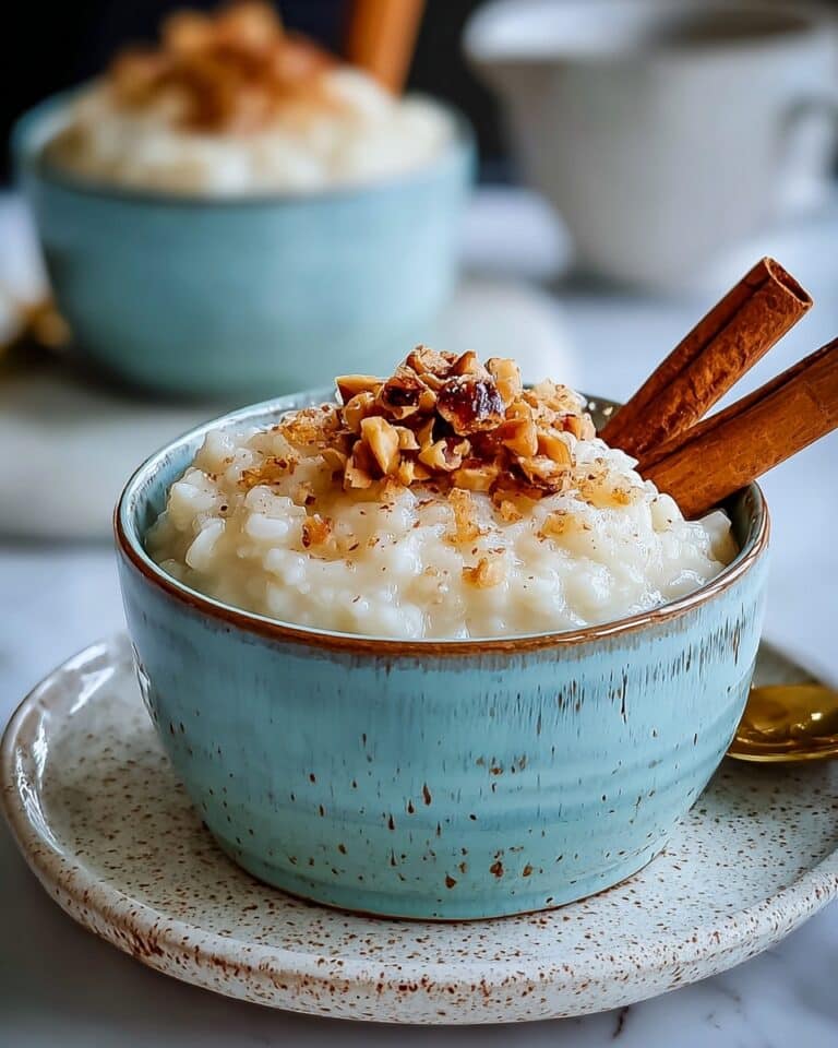 Creamy Vanilla Rice Pudding with Cinnamon Recipe