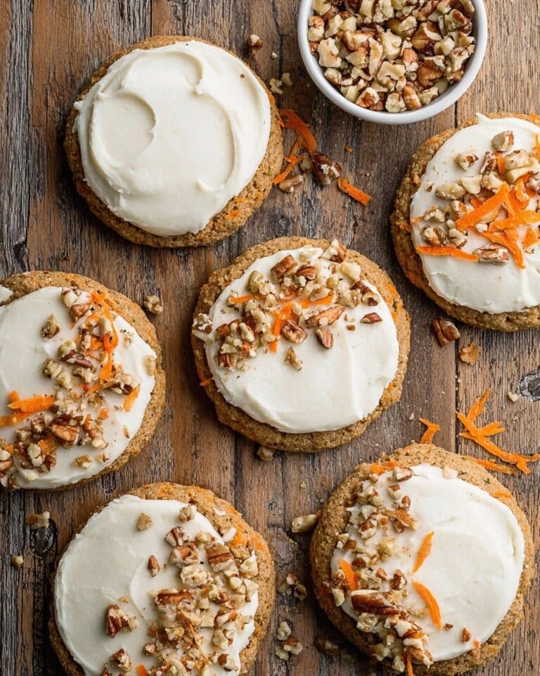 Vegan Carrot Cake Cookies with Cream Cheese Frosting Recipe