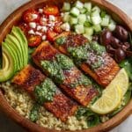 Zesty Lemon Herb Grilled Salmon Bowls Recipe