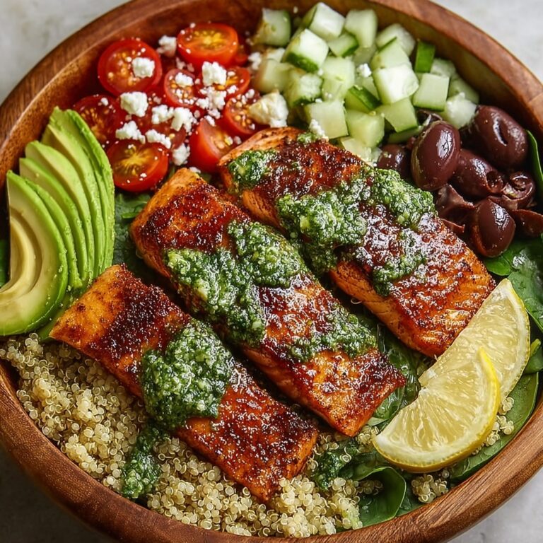 Zesty Lemon Herb Grilled Salmon Bowls Recipe