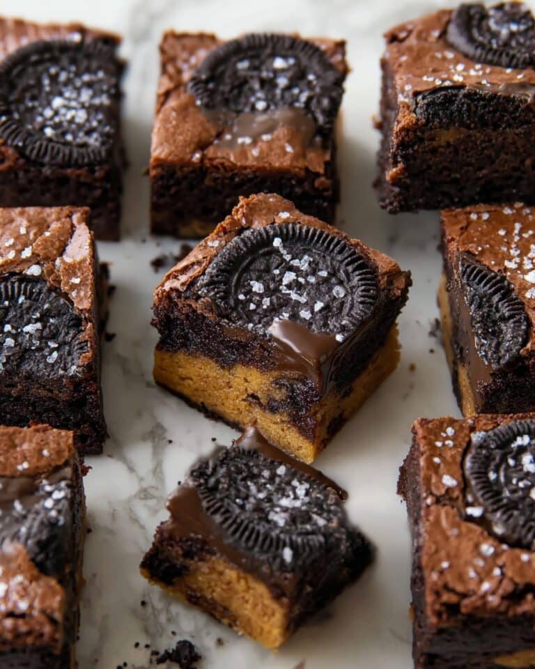 Short Cut Chocolate Chip Oreo Cookie Brownie Bars Recipe