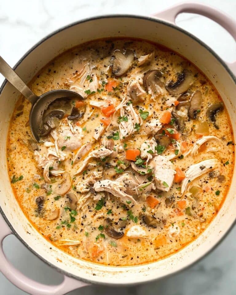 Chicken, Mushroom & Wild Rice Soup Recipe