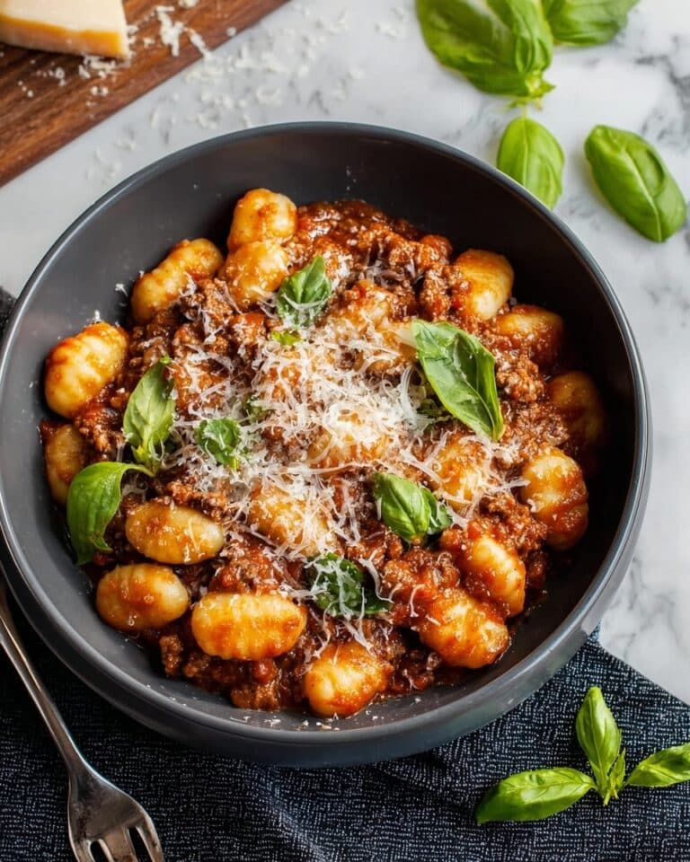 Cheesy Bolognese Gnocchi Bake Recipe