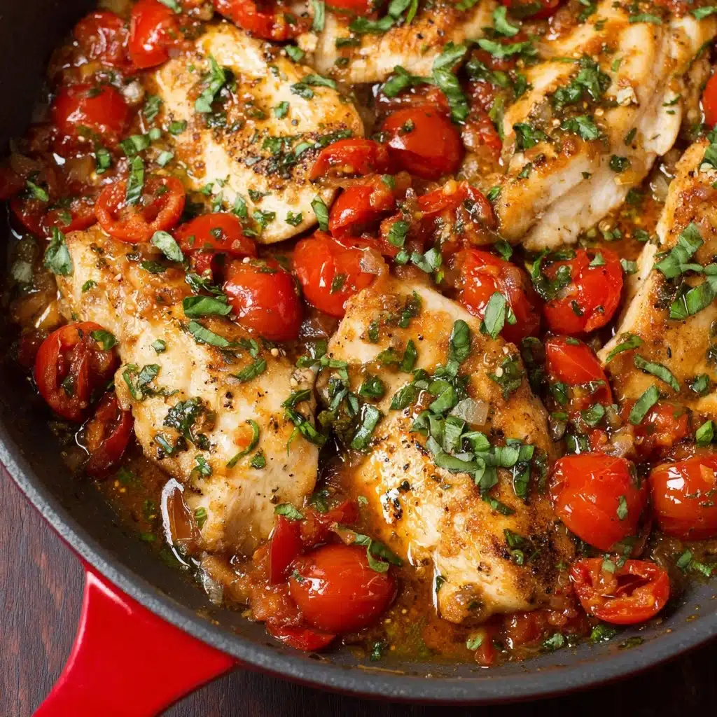 Healthy Chicken Pomodoro Skillet Recipe - Recipe Image