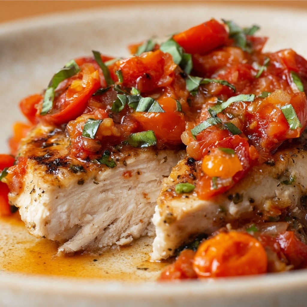 Healthy Chicken Pomodoro Skillet Recipe - Recipe Image