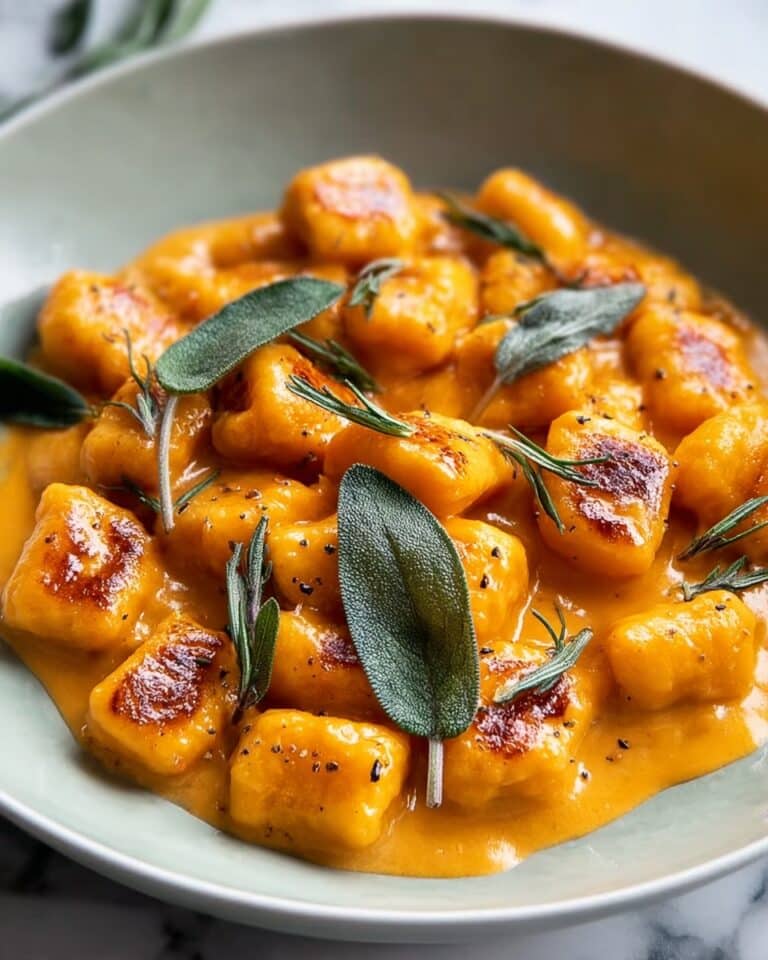 Pumpkin Gnocchi with Sage Butter Sauce Recipe