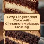 Gingerbread Cake with Cinnamon Molasses Frosting Recipe