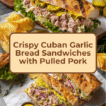 Cuban Garlic Bread Sandwiches Recipe