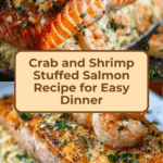 Crab and Shrimp Stuffed Salmon Recipe