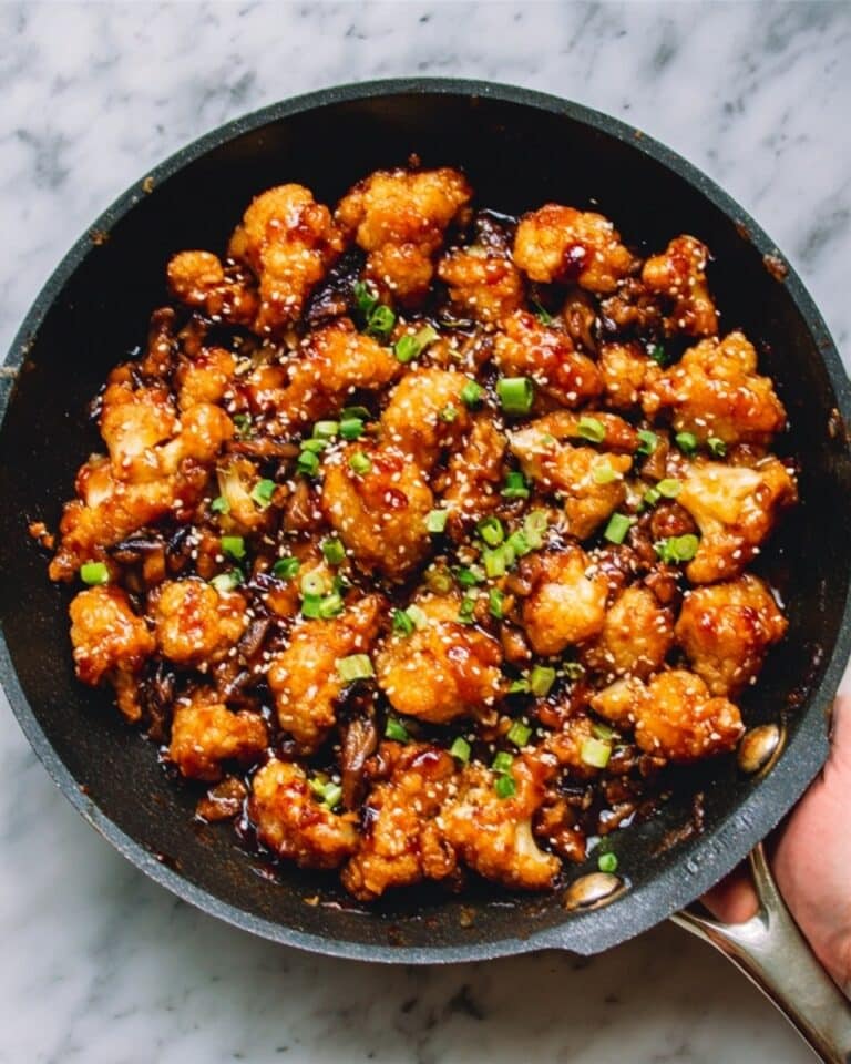 Sticky Sesame Cauliflower with Rice Recipe