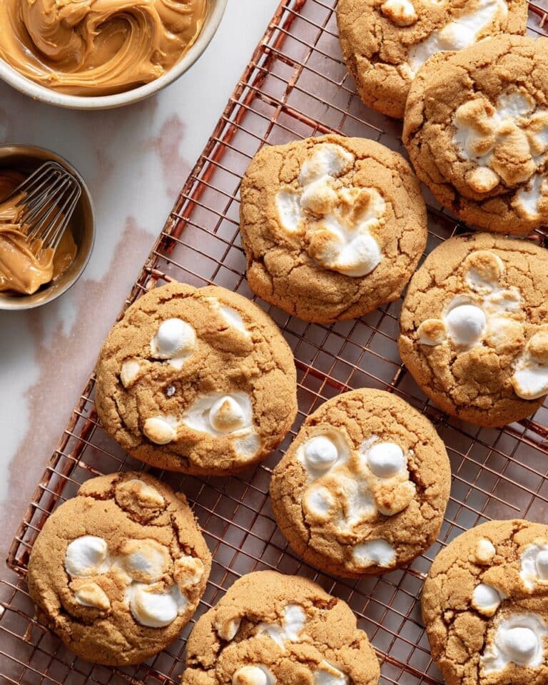 Peanut Butter Marshmallow Cookies Recipe