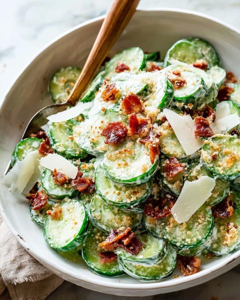 Cucumber Caesar Salad Recipe