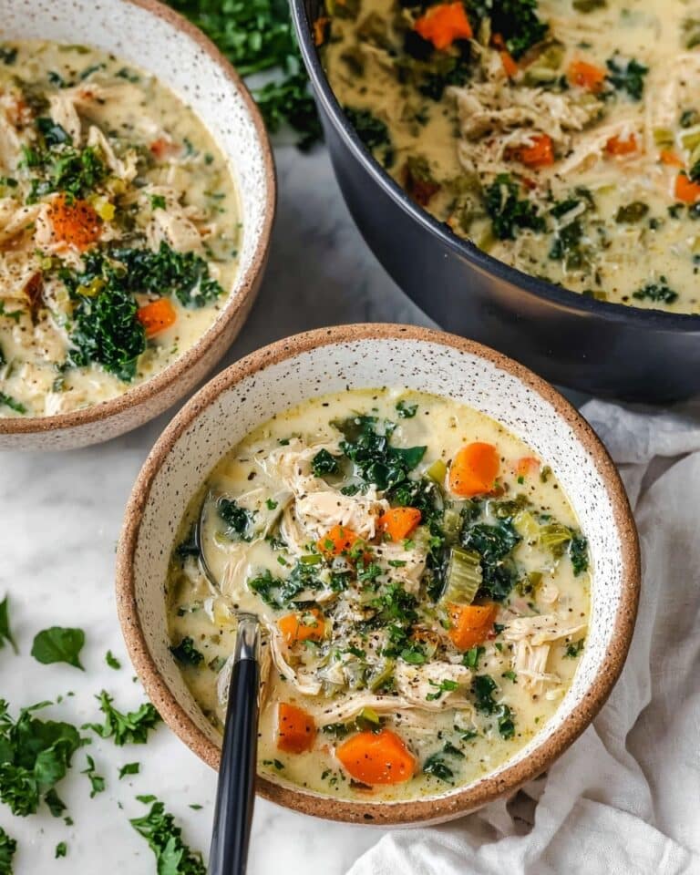 Creamy Chicken and Barley Soup Recipe