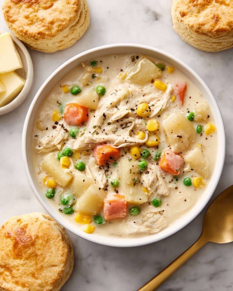 Creamy Chicken Pot Pie Soup Recipe