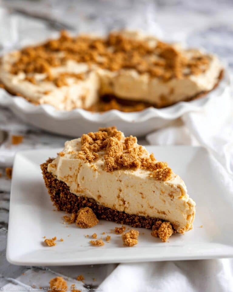 No Bake Biscoff Pie Recipe