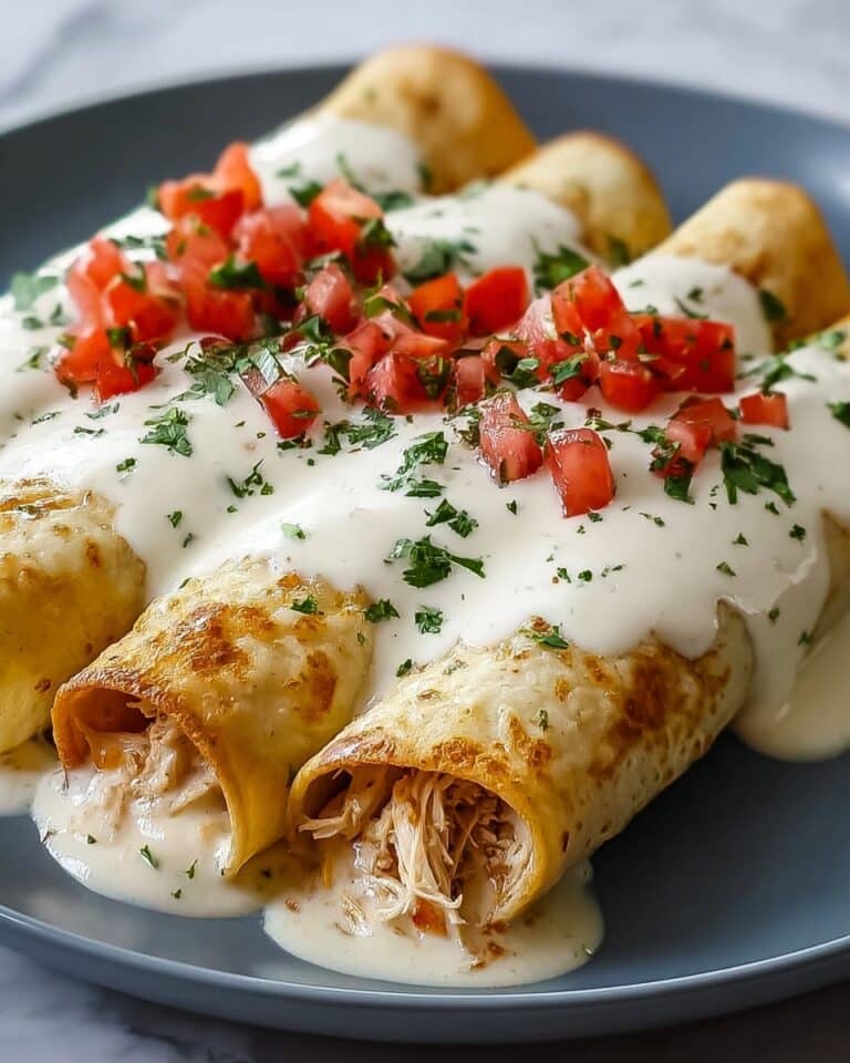 Baked Cream Cheese Chicken Taquitos Recipe