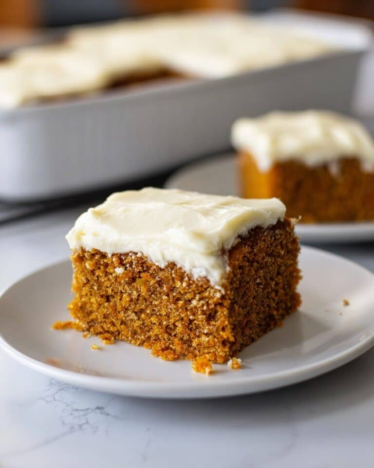 Pumpkin Cake with Cream Cheese Frosting Recipe