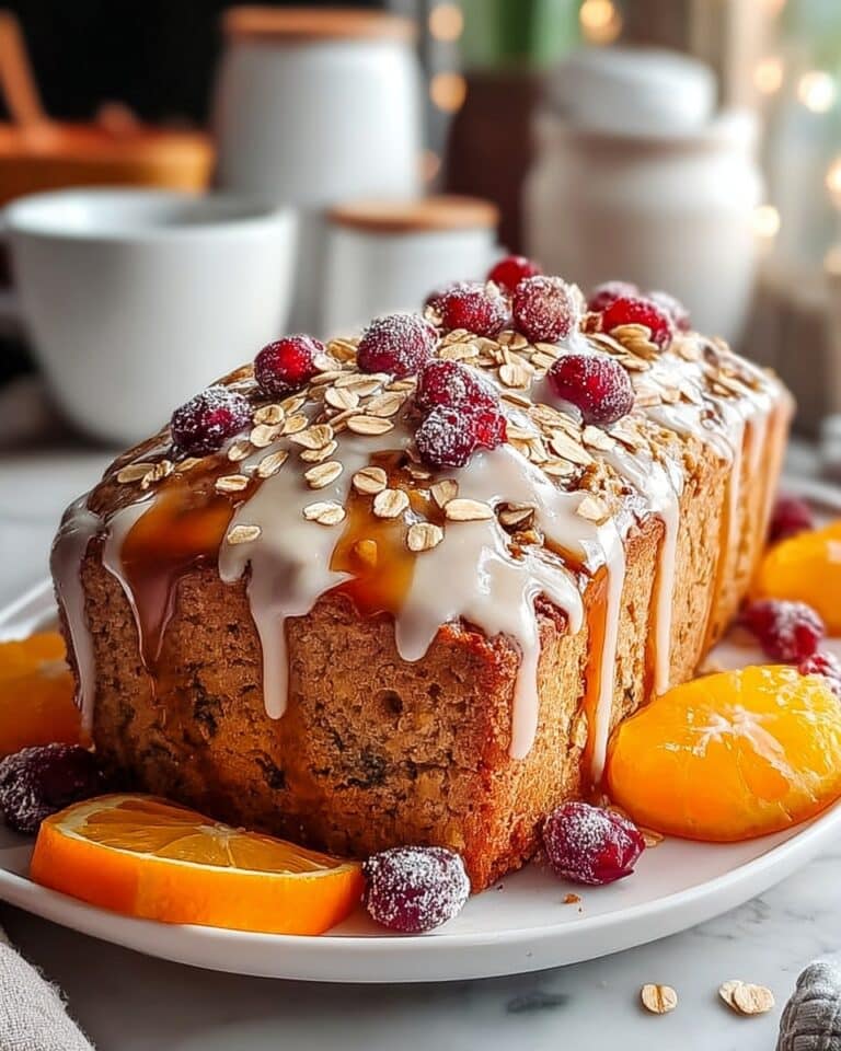 Cranberry Almond Overnight Loaf Recipe
