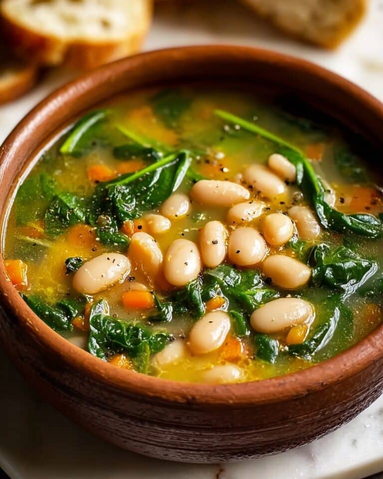 Spinach, Lentil, and Butter Bean Soup Recipe