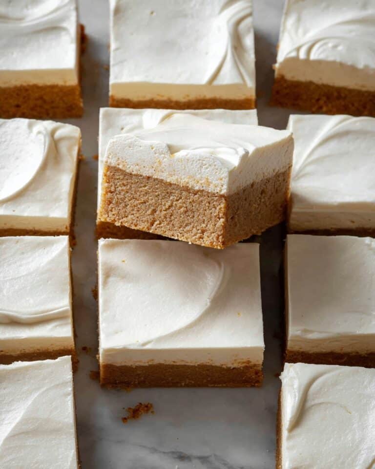 Frosted Gingerbread Brownies Recipe