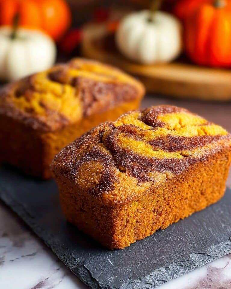 Pumpkin Bread with Cinnamon Swirl Recipe