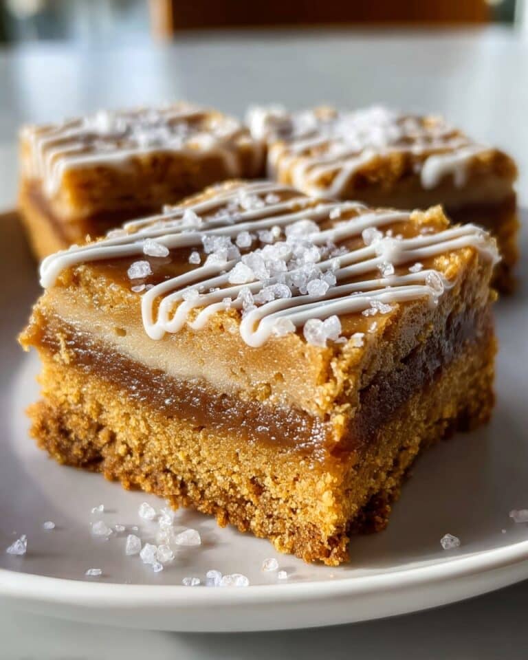 Salted Maple Pumpkin Blondies Recipe