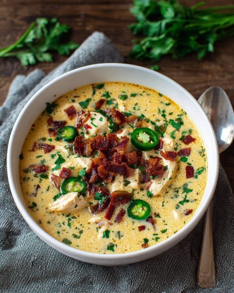 Spicy Jalapeño Popper Chicken Soup Recipe