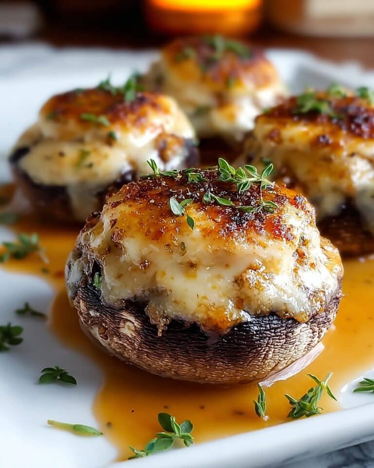 Irresistible Crab-Stuffed Mushrooms Recipe