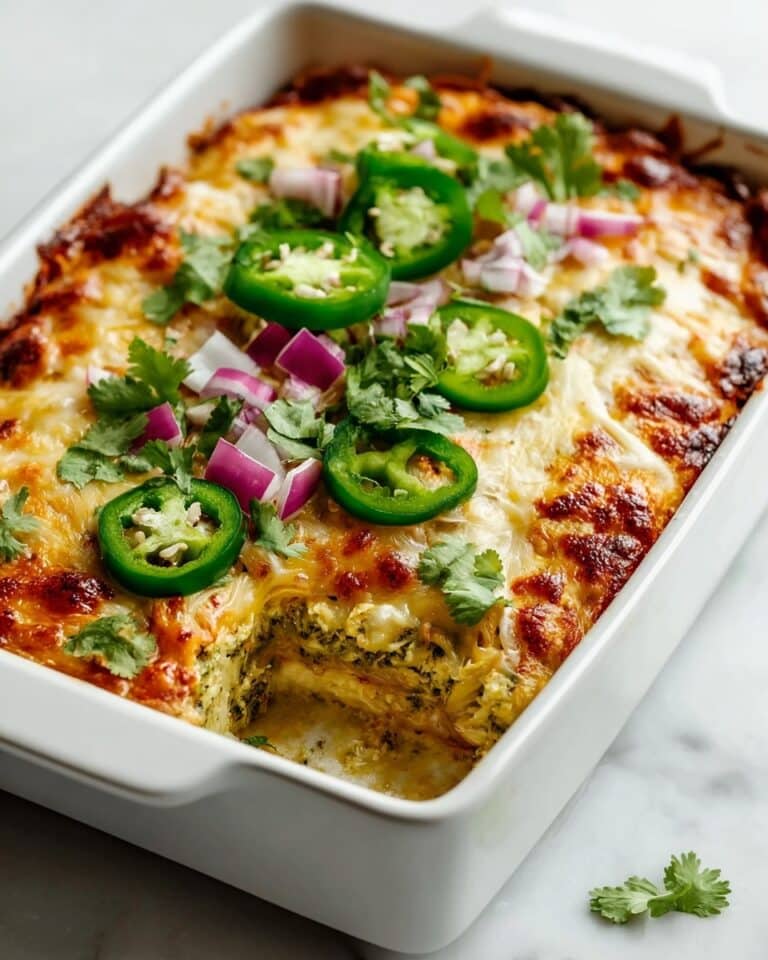 Delicious Salsa Verde Chicken Casserole Recipe