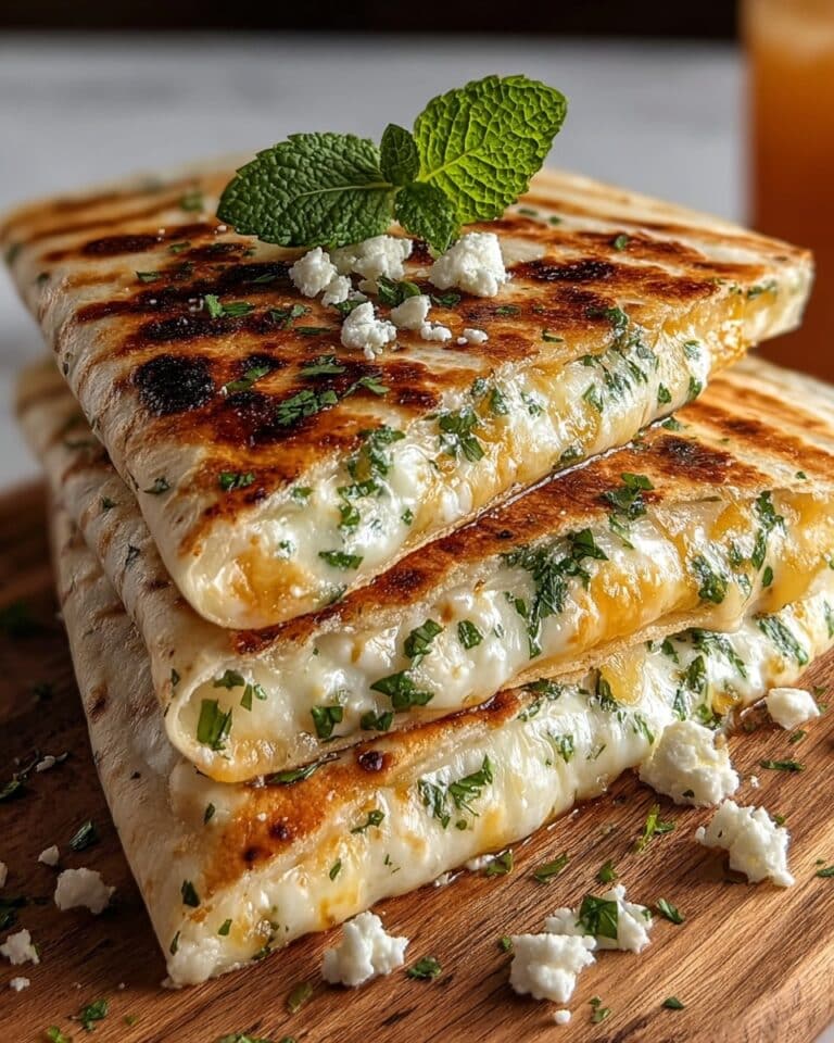 Sweet & Savory Peach Quesadillas Recipe