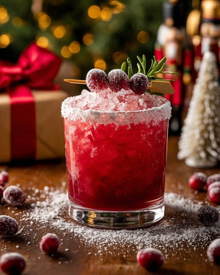 Frosted Mistletoe Margarita (Pitcher & Single Serving) Recipe