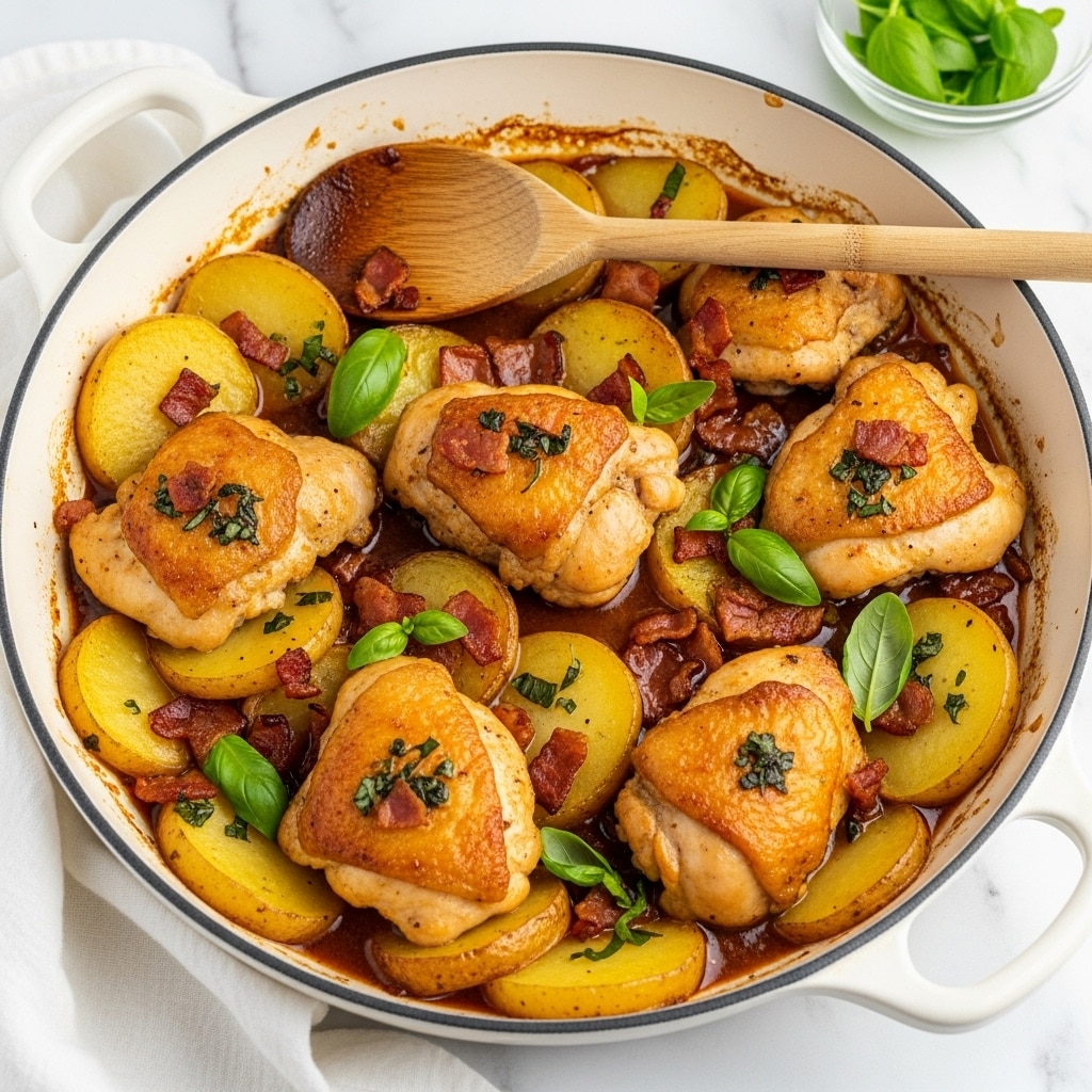A white round plate on a white marbled surface holds a colorful dish with five pieces of grilled, slightly charred chicken topped with a bright mango salsa that has red tomatoes, green herbs, and small white onions, giving a fresh and juicy look. The chicken pieces are arranged in a circle with a small white bowl filled with extra salsa in the middle. Bright yellow lemon wedges are placed around the chicken, adding a pop of color. Some fresh green cilantro leaves are scattered on the plate and around it, adding a fresh touch. photo taken with an iphone --ar 4:5 --v 7