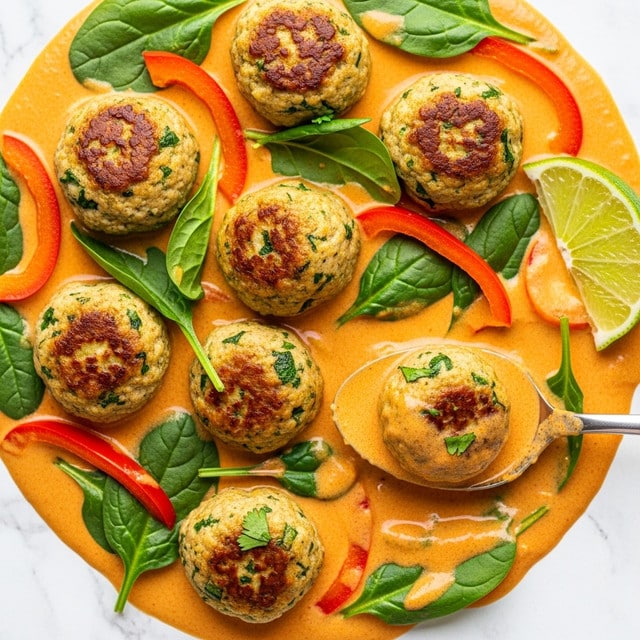 Coconut Curry Chicken Meatballs Recipe