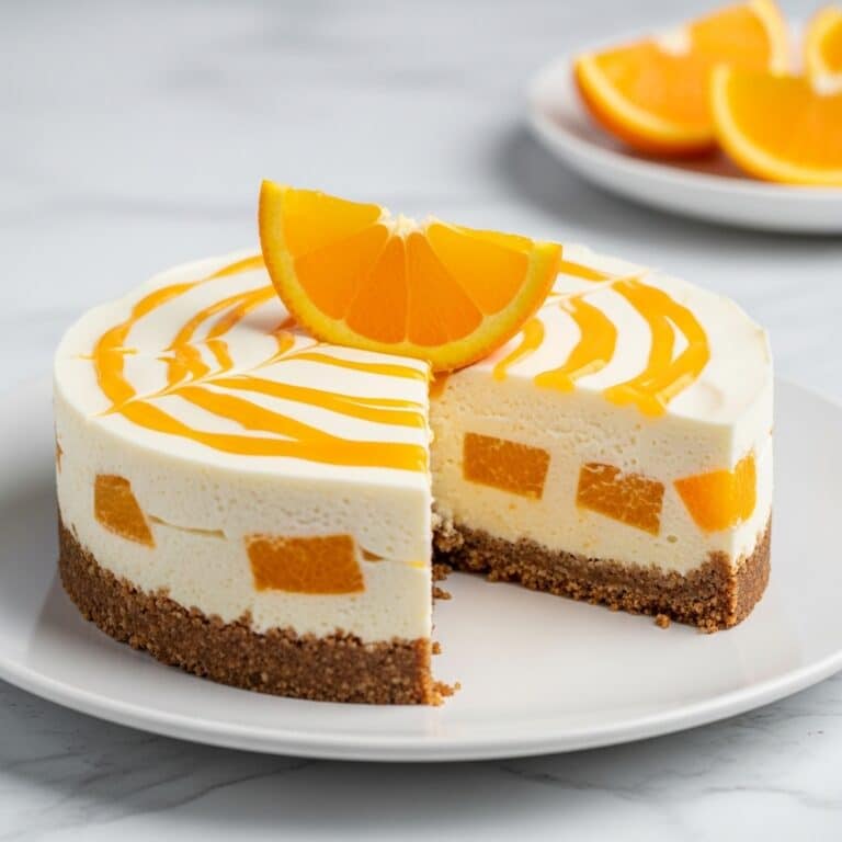 No-Bake Orange Creamsicle Cheesecake Recipe