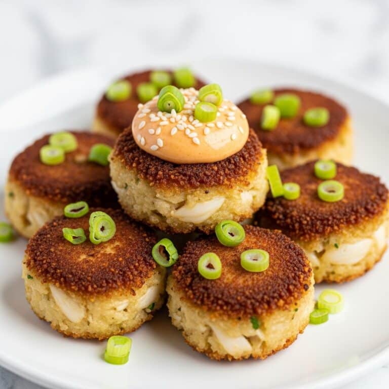 Asian Tuna Cakes with Spicy Mayo Recipe