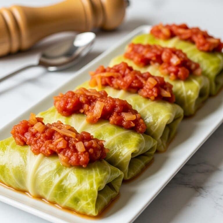 Hungarian Stuffed Cabbage Rolls Recipe
