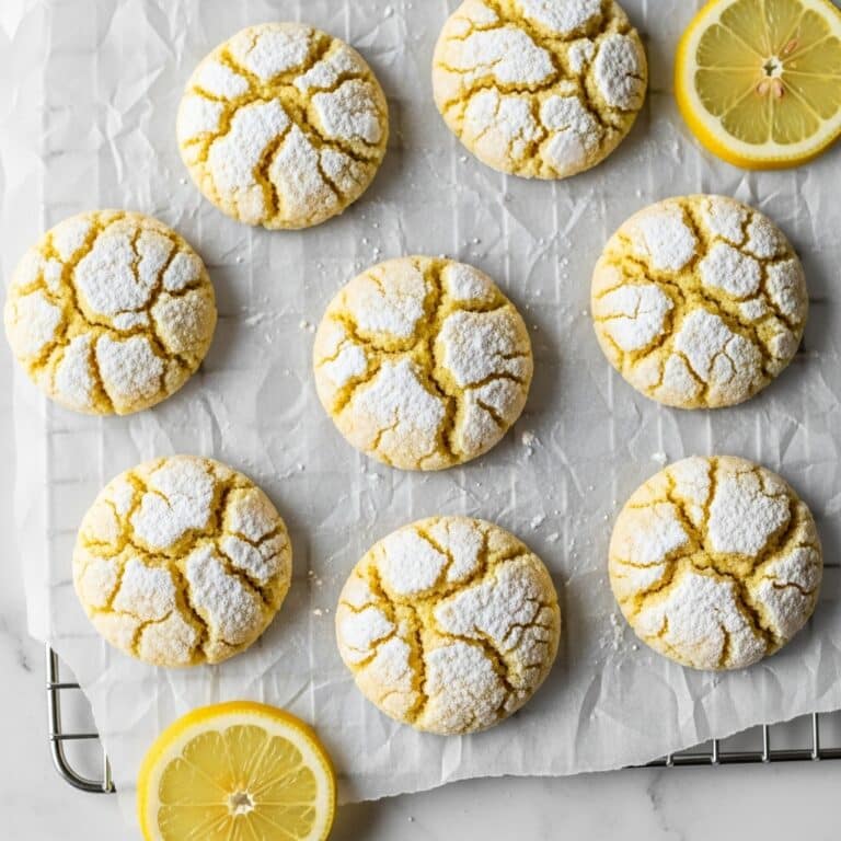Lemon Crinkle Cookies Recipe
