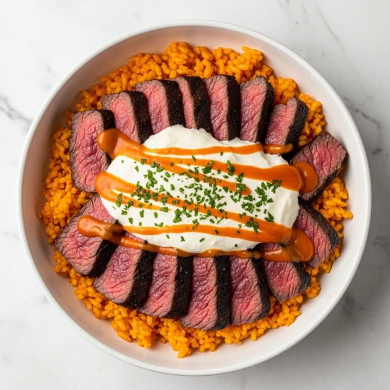 Steak & Queso Rice Bowl Recipe