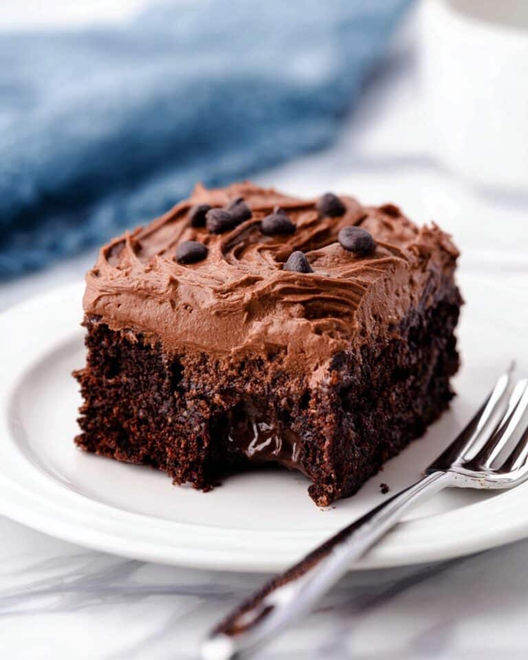 Easy Chocolate Poke Cake Recipe