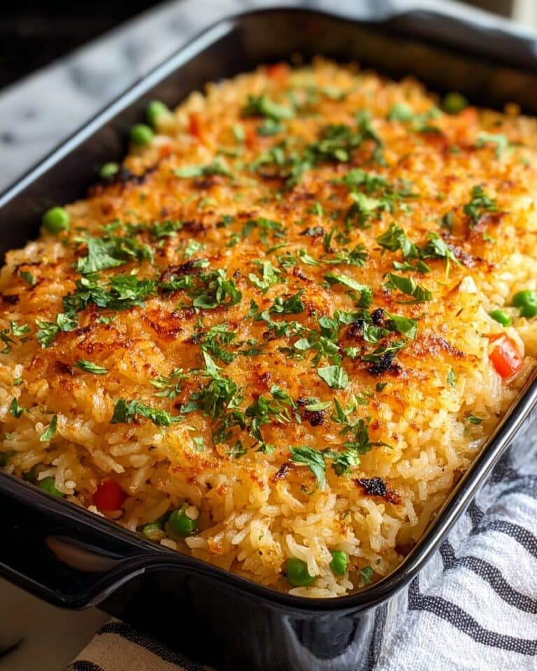 Baked Ranch Rice Recipe