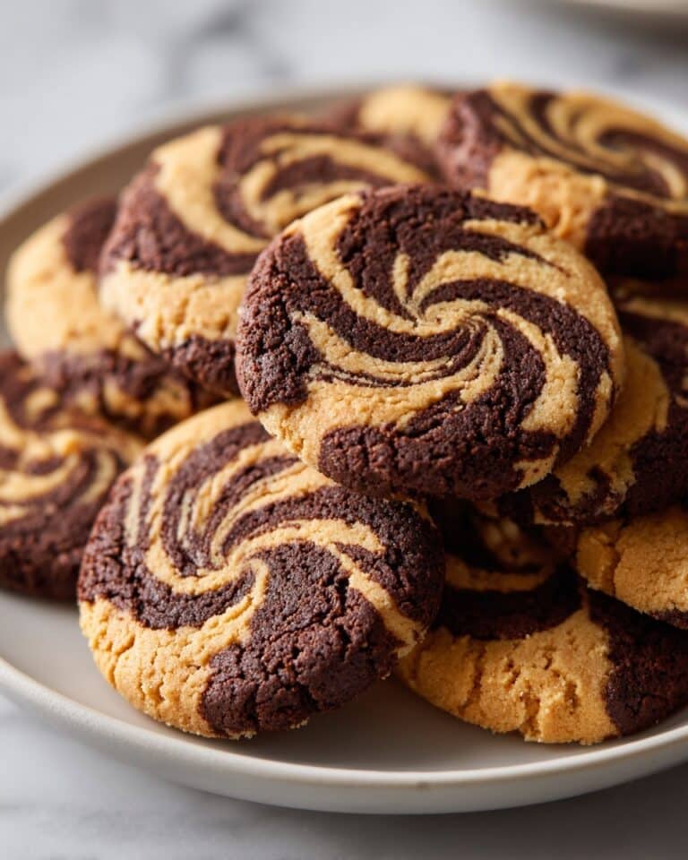 Delicious Chocolate Peanut Butter Swirl Cookies Recipe