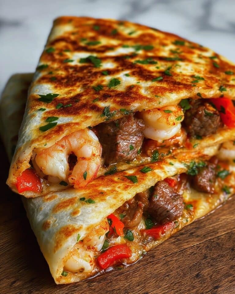 Creole Steak and Shrimp Quesadillas Recipe