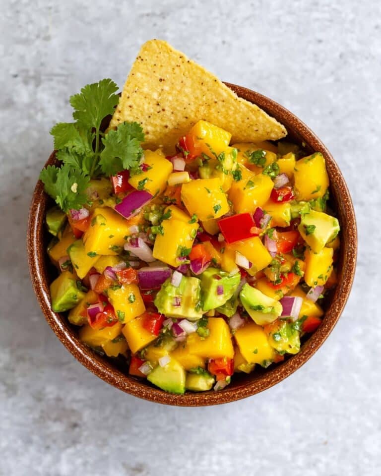 Fresh Mango Avocado Salsa Recipe