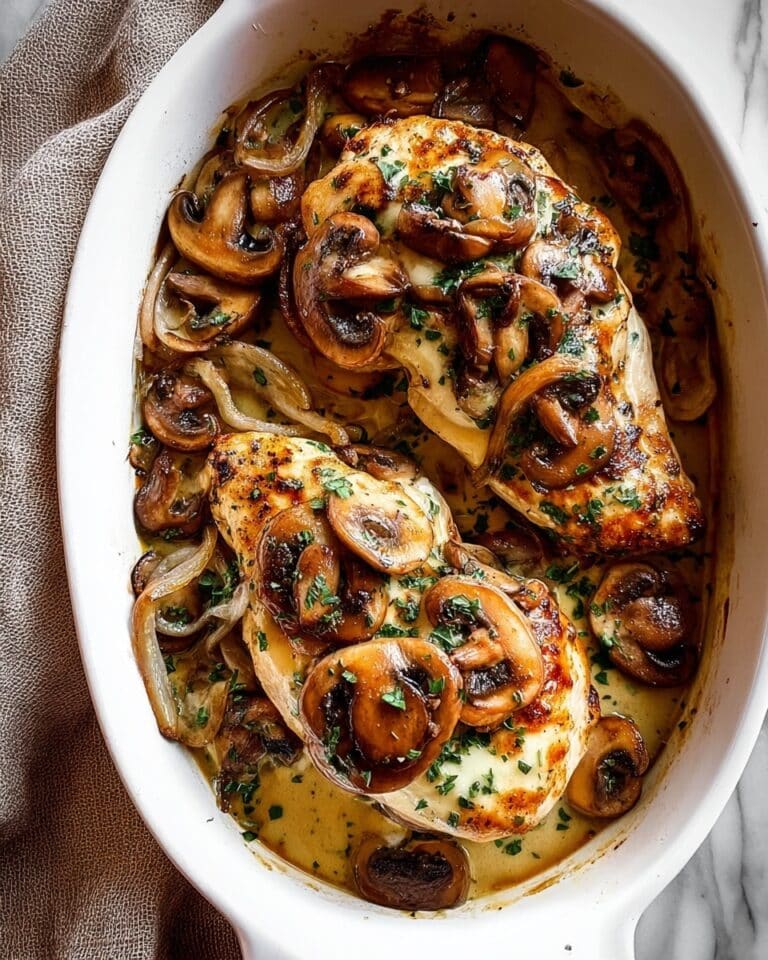 Baked Chicken with Mushrooms Recipe