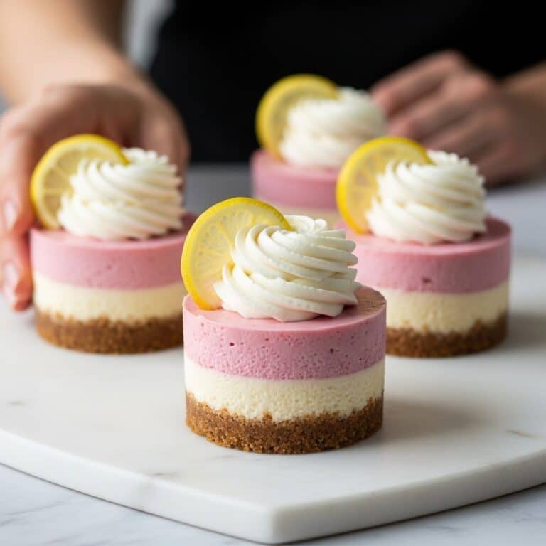 Pink Lemonade Cheesecakes Recipe