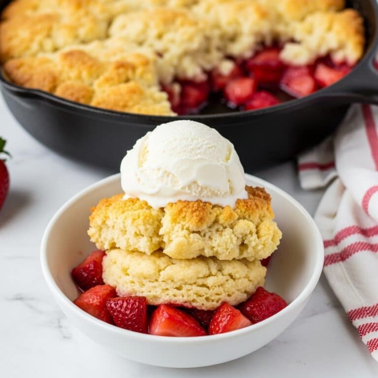 Skillet Strawberry Shortcake Recipe